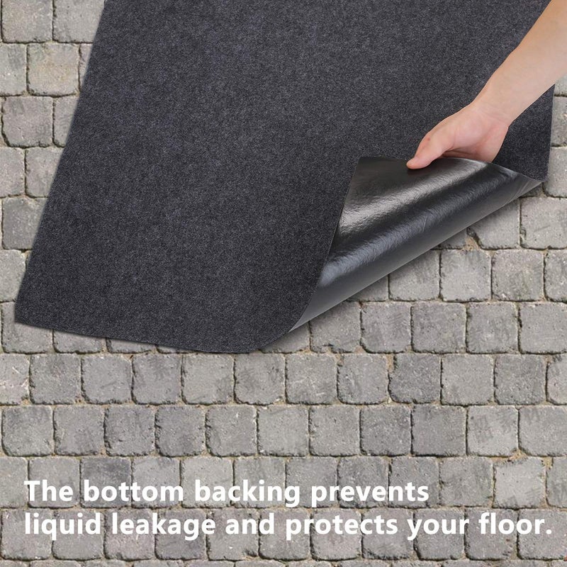Meitola Cleanable Floor Oil Spill Mat, Oil Absorbing pad Durable Protective Surface Can be Used for car Oil Change (29.6inÃ—36in) - Image 3